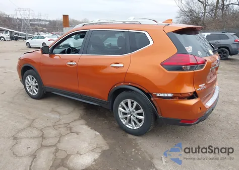 2017 Nissan Rogue Sv z USA, uszkodzony, nr VIN 5N1AT2MV1HC738635
